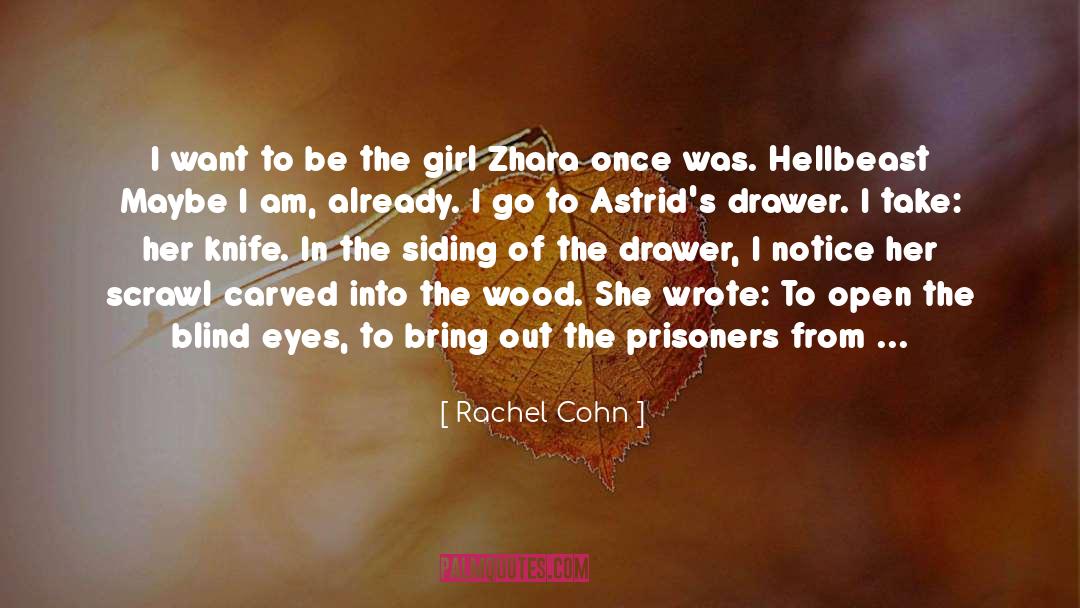 Knife Fighter quotes by Rachel Cohn