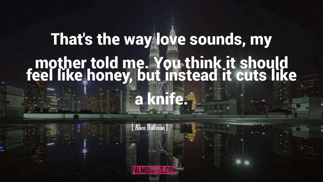 Knife quotes by Alice Hoffman