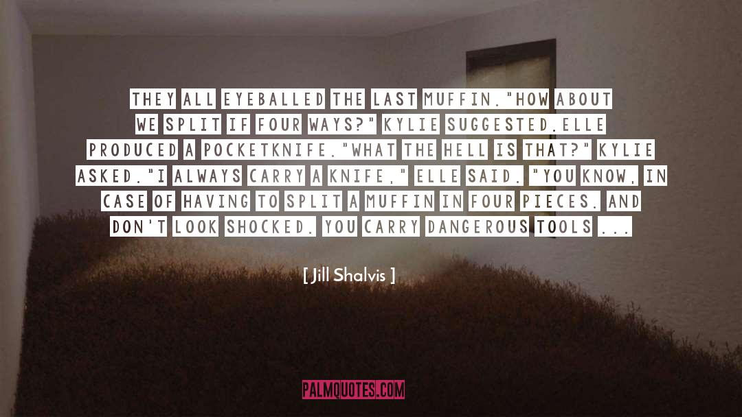 Knife quotes by Jill Shalvis