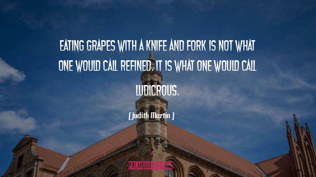 Knife Throwing quotes by Judith Martin