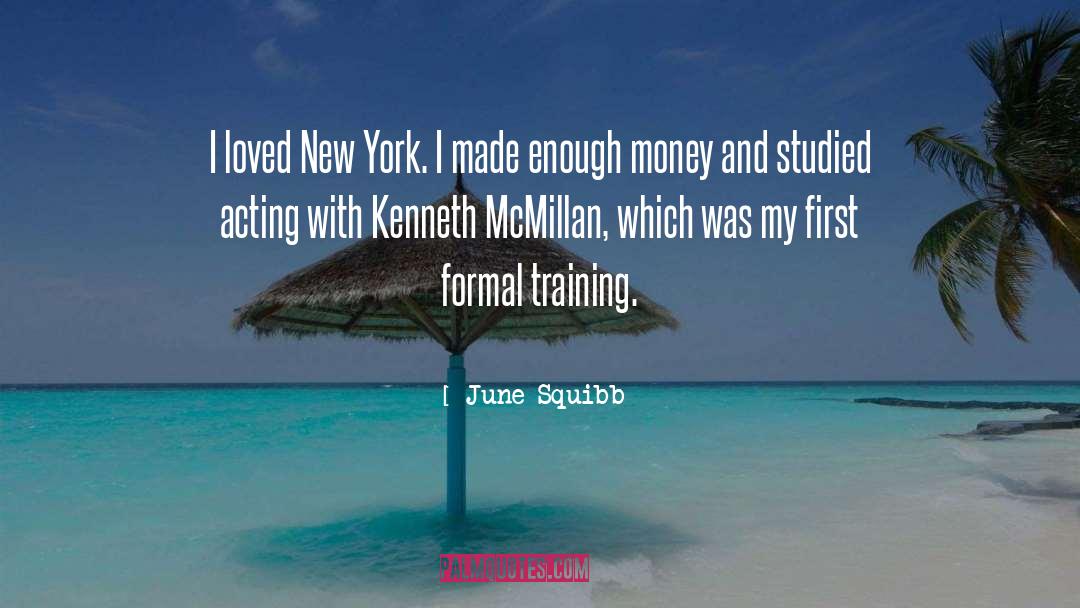 Knife Training quotes by June Squibb