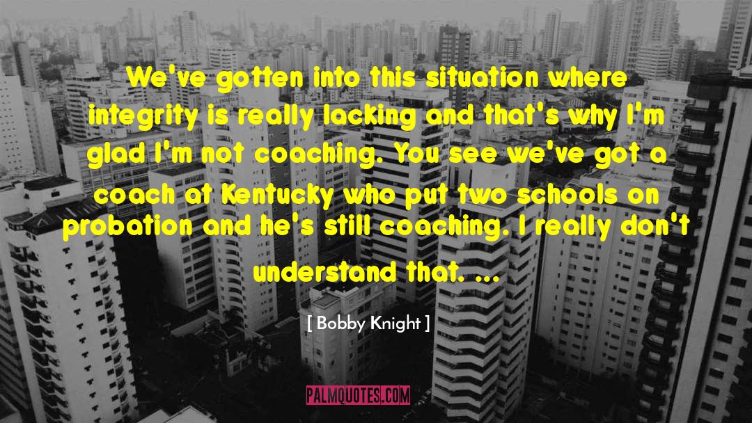 Knight Cole quotes by Bobby Knight