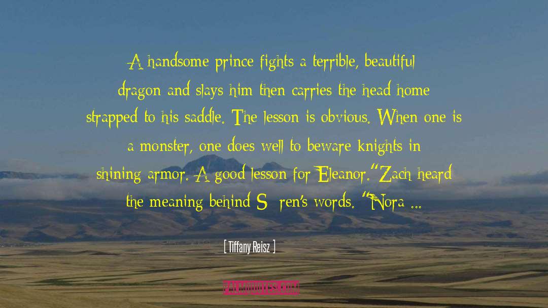 Knight In Shining Armor quotes by Tiffany Reisz