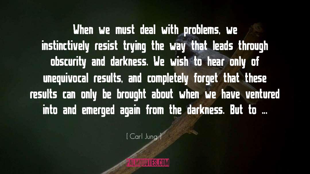 Knight Of Darkness quotes by Carl Jung