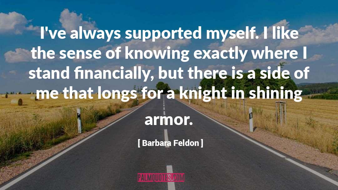 Knight quotes by Barbara Feldon