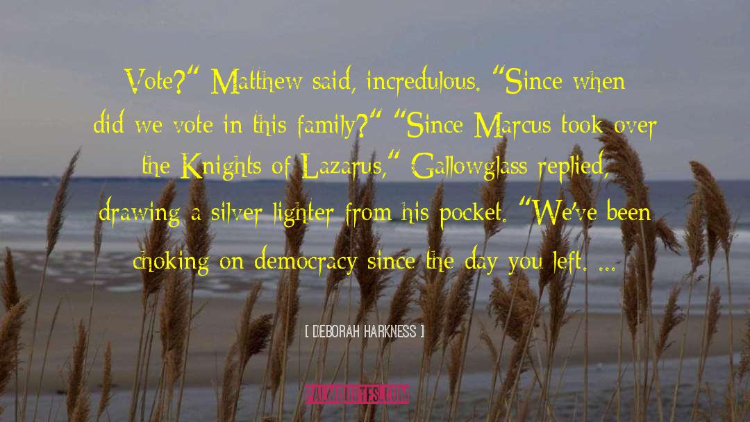 Knights quotes by Deborah Harkness