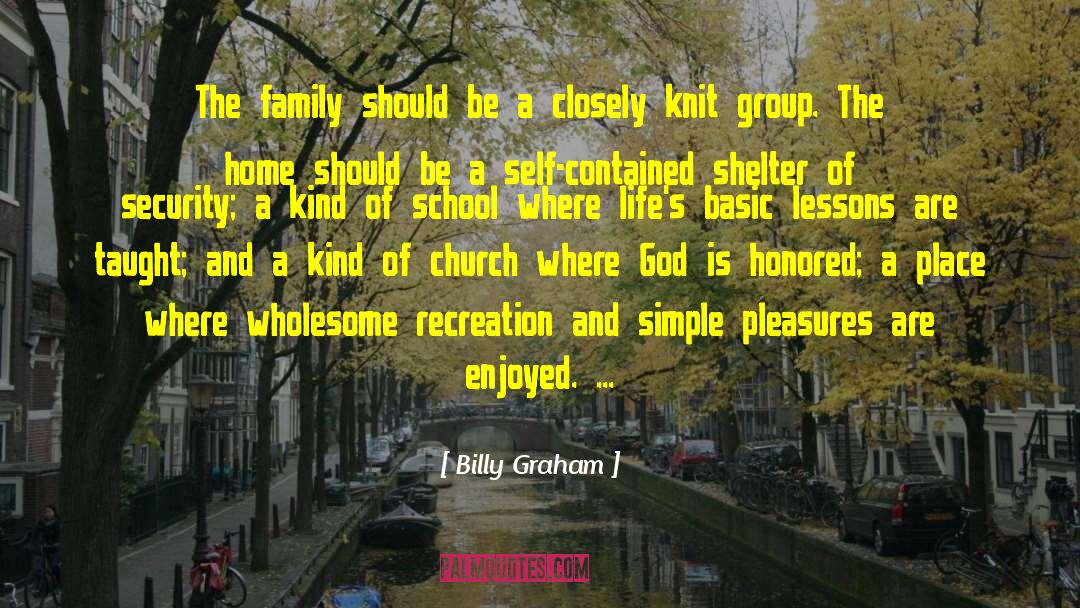 Knit quotes by Billy Graham