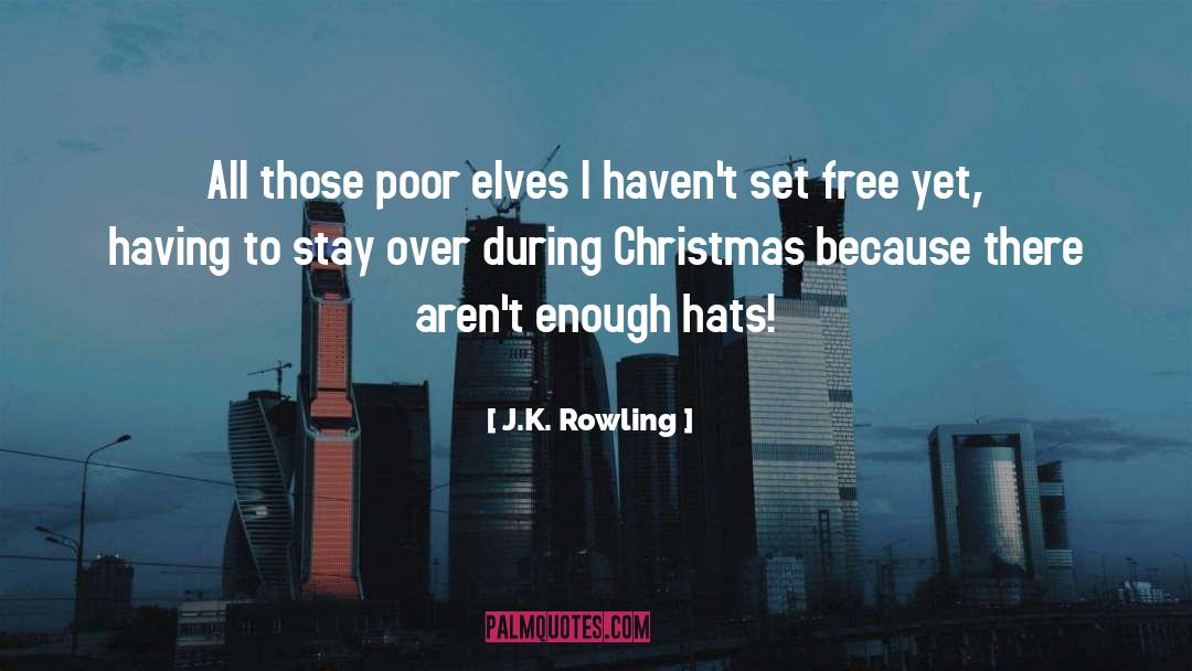 Knitted Hats quotes by J.K. Rowling