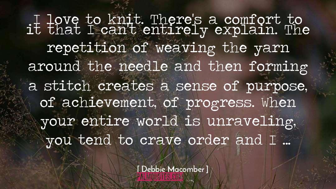 Knitting Needles quotes by Debbie Macomber