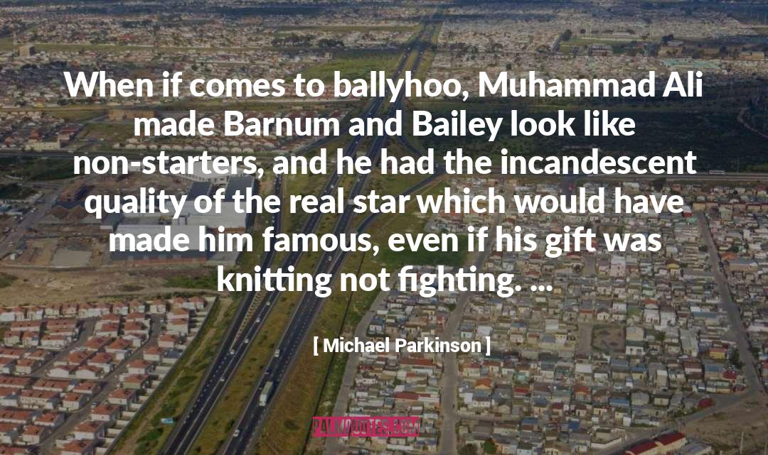 Knitting quotes by Michael Parkinson