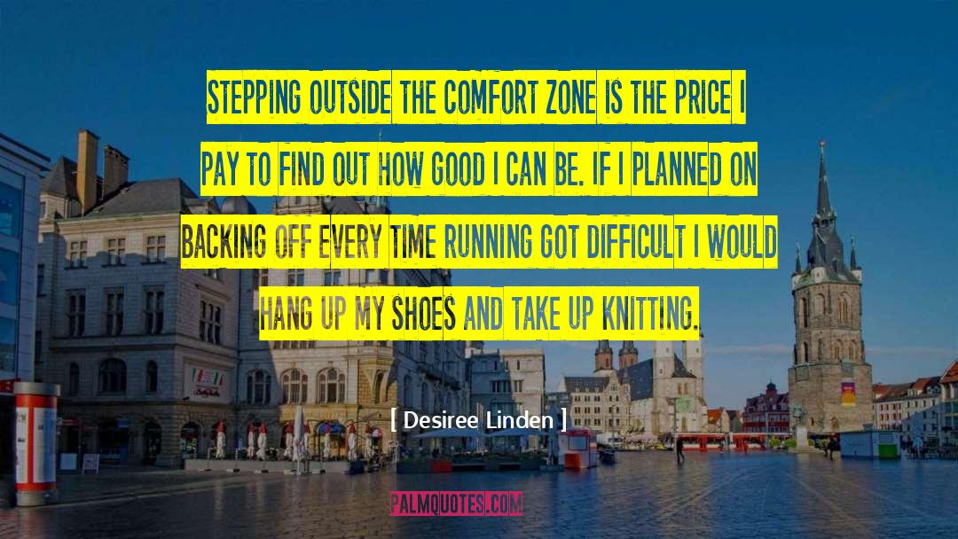 Knitting quotes by Desiree Linden