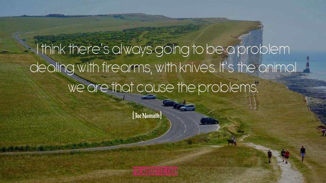 Knives quotes by Joe Namath