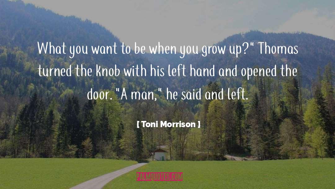 Knob quotes by Toni Morrison
