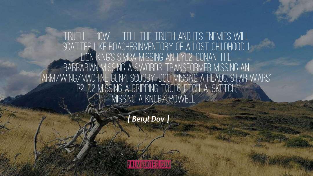 Knob quotes by Beryl Dov