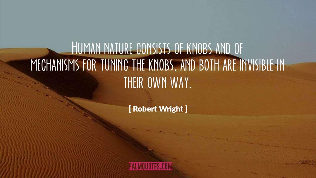Knobs quotes by Robert Wright