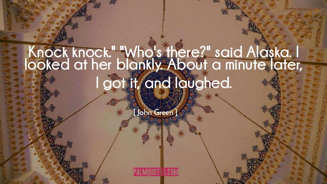 Knock Kneed quotes by John Green