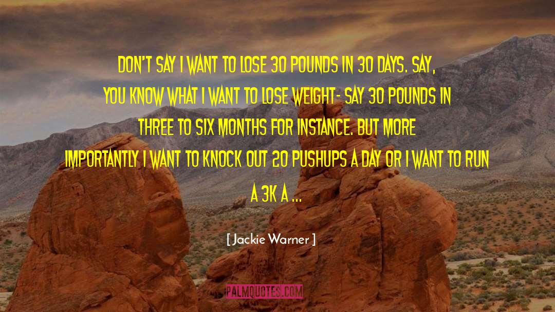 Knock Out quotes by Jackie Warner