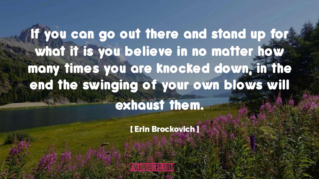 Knocked quotes by Erin Brockovich