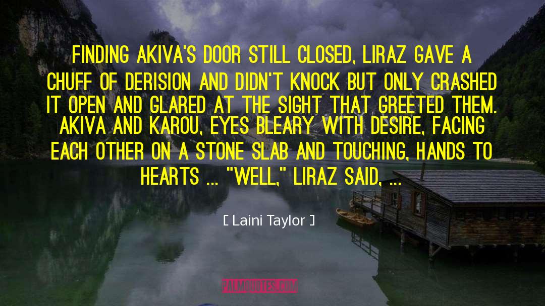 Knocking At Your Door quotes by Laini Taylor