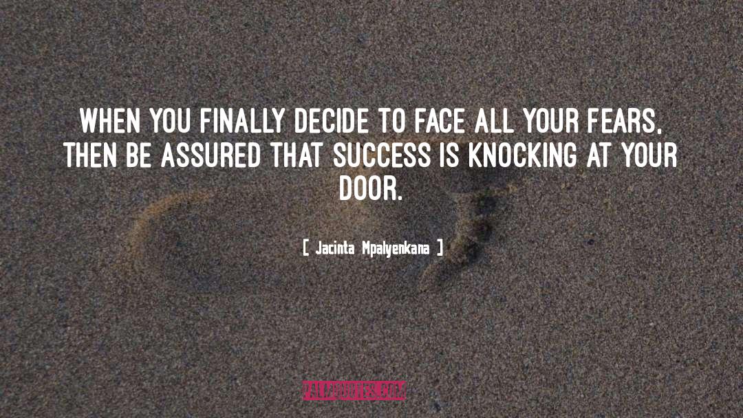 Knocking At Your Door quotes by Jacinta Mpalyenkana