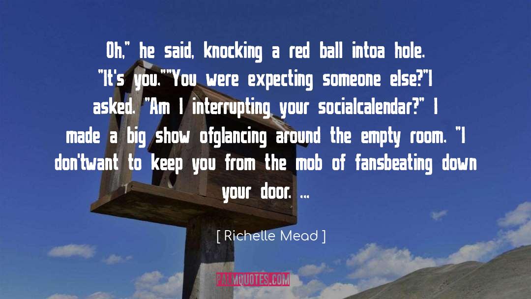 Knocking Down quotes by Richelle Mead