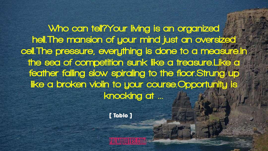 Knocking Down quotes by Tablo