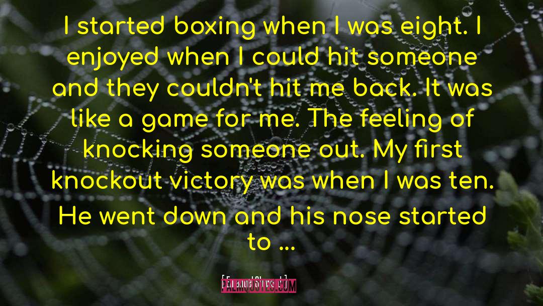 Knocking Down quotes by Emanuel Steward