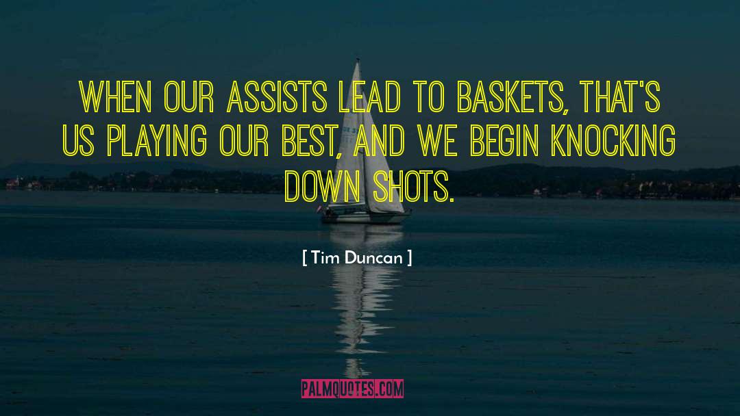 Knocking Down quotes by Tim Duncan