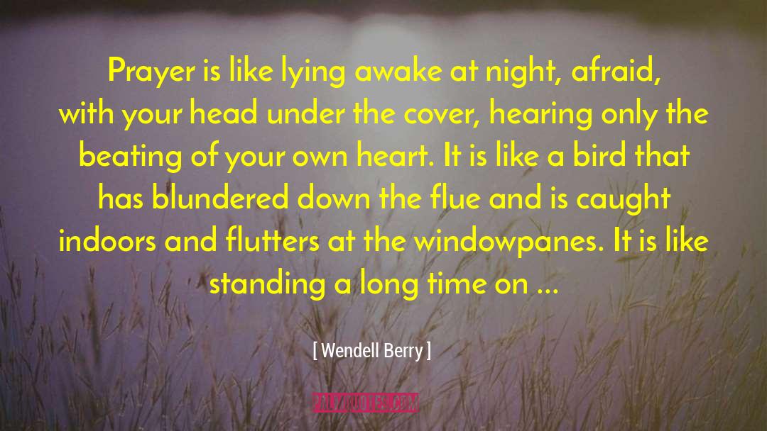 Knocking Down quotes by Wendell Berry