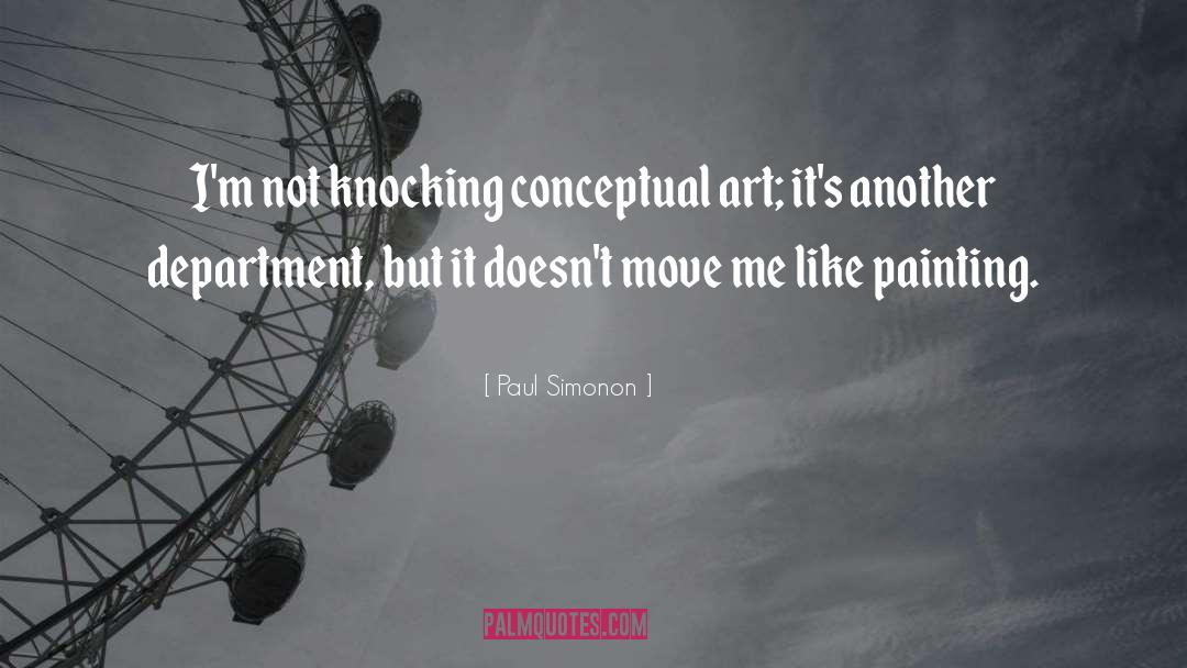 Knocking quotes by Paul Simonon