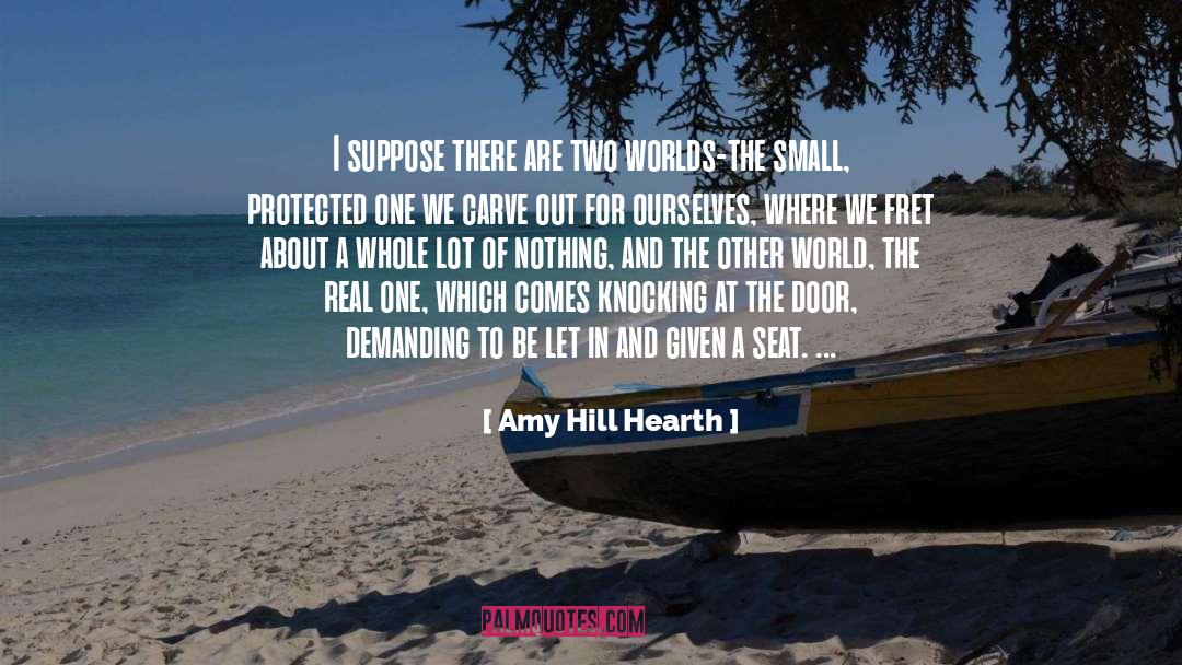 Knocking quotes by Amy Hill Hearth