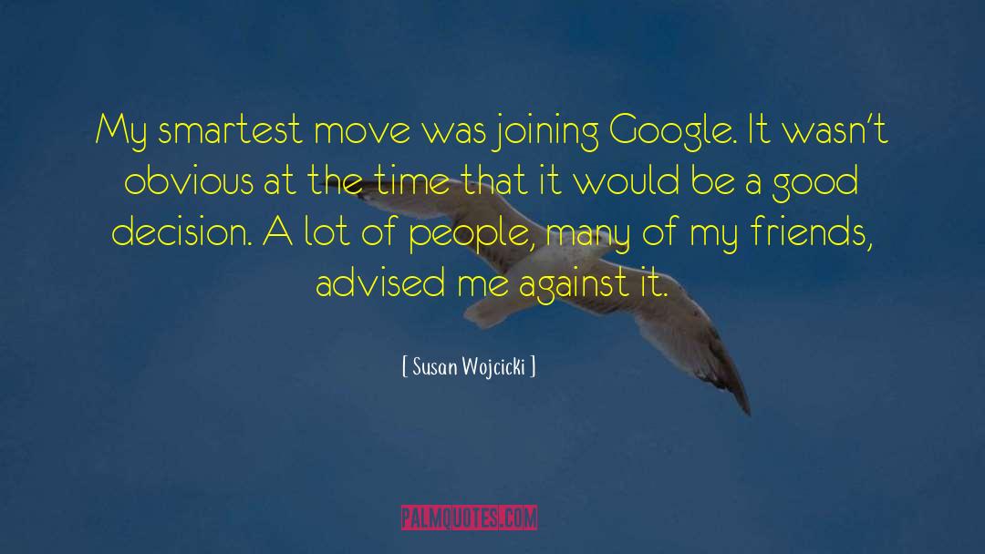 Knoller Google quotes by Susan Wojcicki