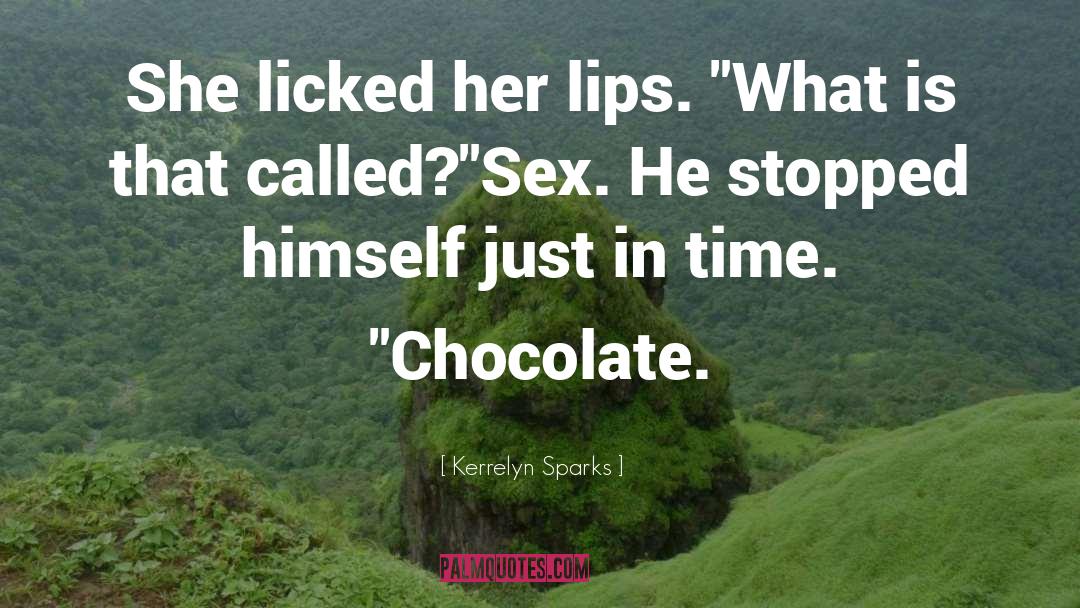 Knoppers Chocolate quotes by Kerrelyn Sparks