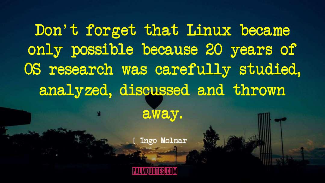 Knoppix Linux quotes by Ingo Molnar