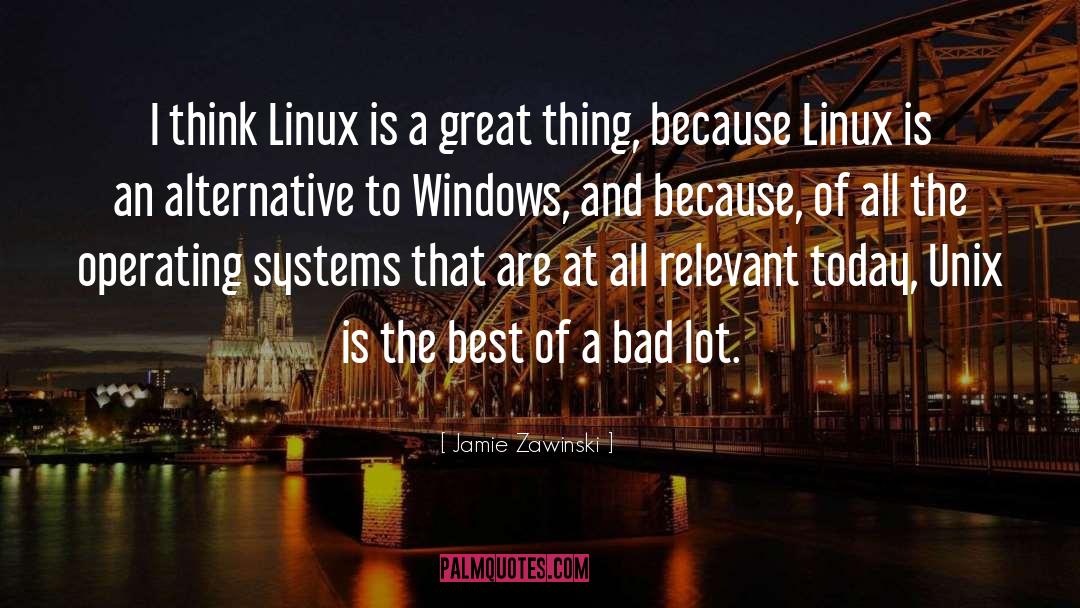 Knoppix Linux quotes by Jamie Zawinski