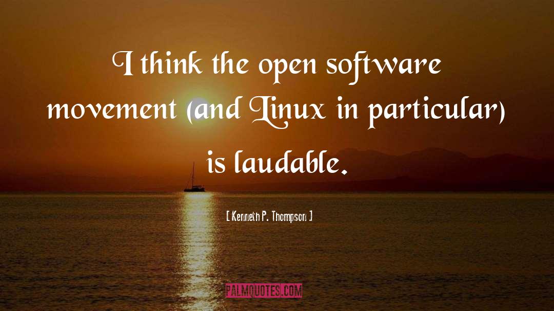 Knoppix Linux quotes by Kenneth P. Thompson