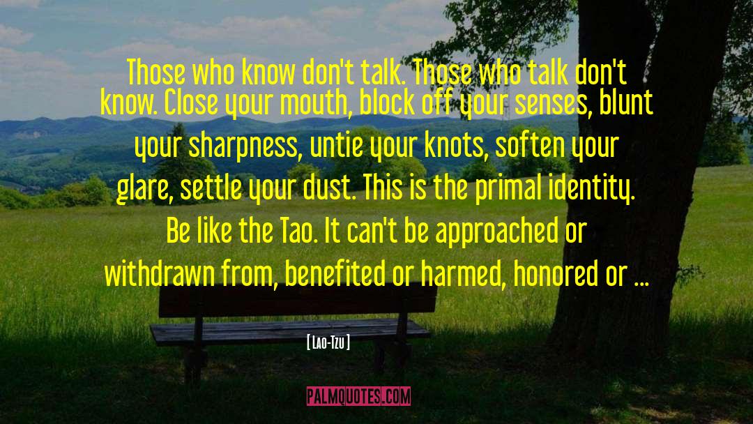 Knots quotes by Lao-Tzu