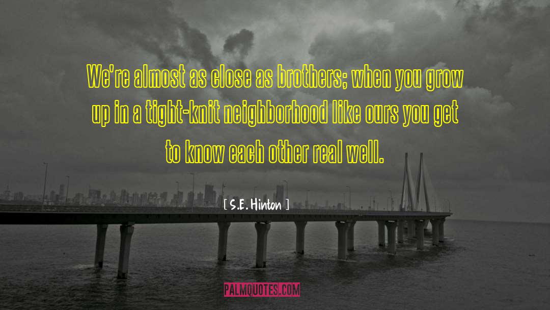 Know Each Other quotes by S.E. Hinton