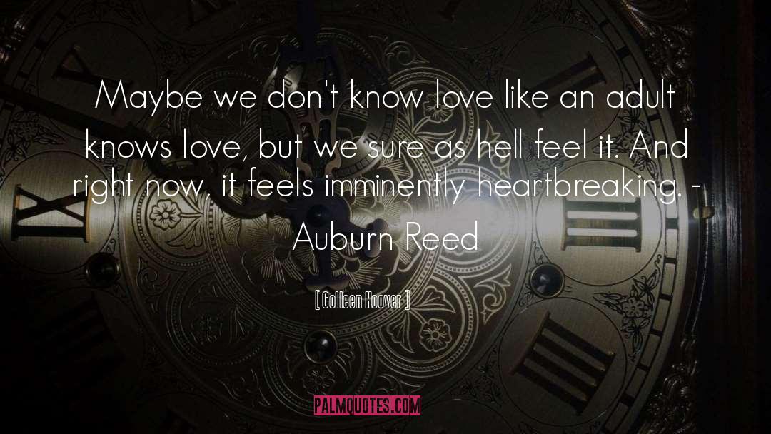 Know Love quotes by Colleen Hoover