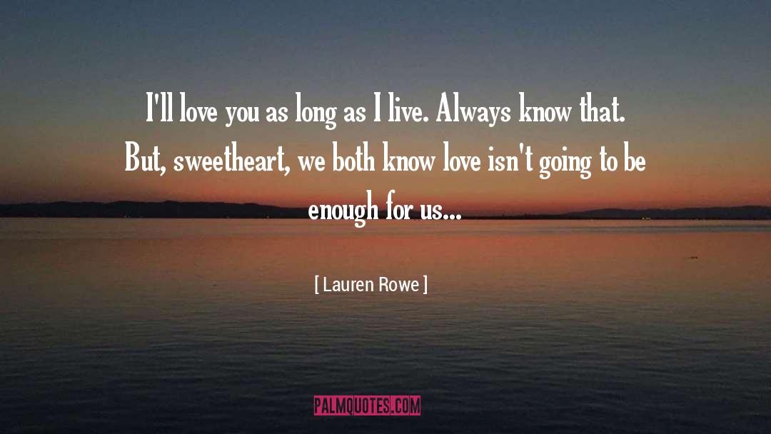 Know Love quotes by Lauren Rowe