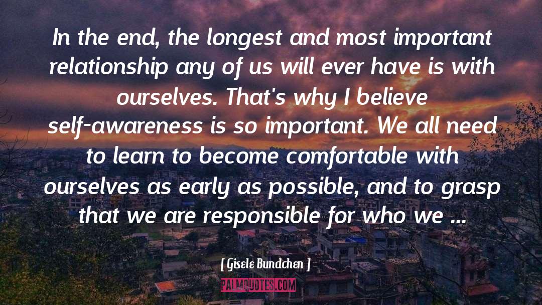 Know Ourselves quotes by Gisele Bundchen