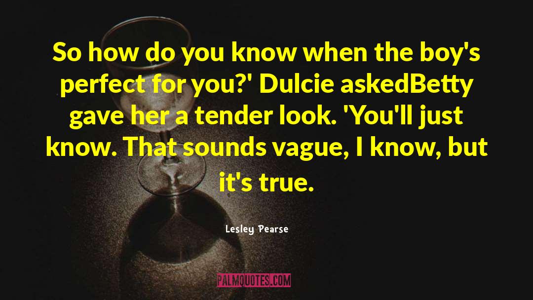 Know So Little quotes by Lesley Pearse