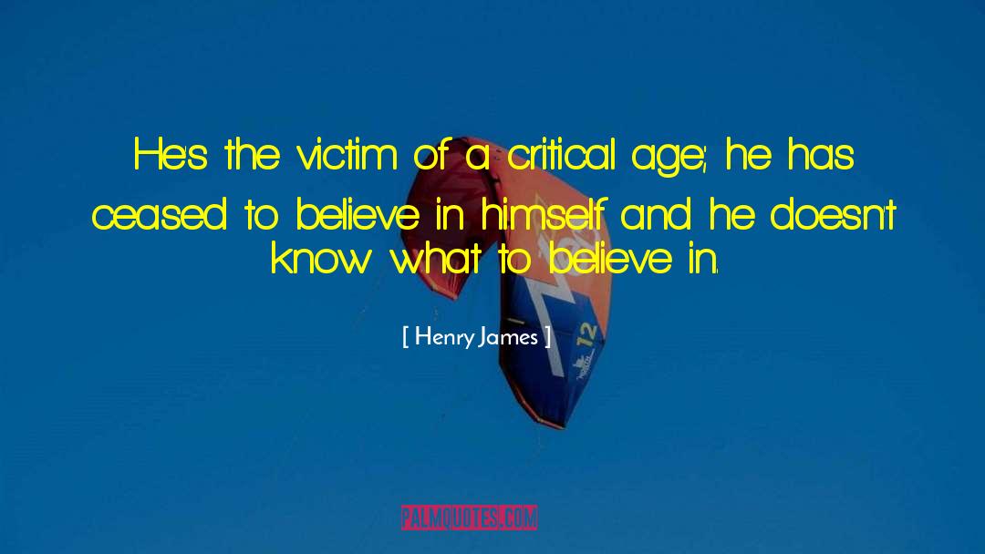 Know The Past quotes by Henry James