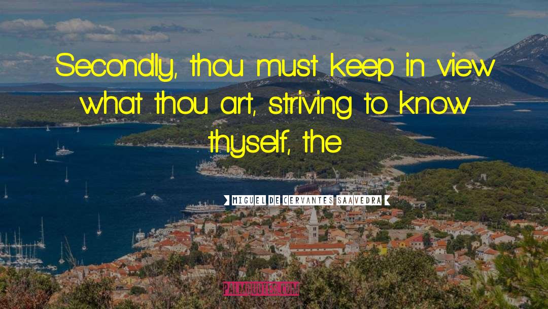 Know Thyself quotes by Miguel De Cervantes Saavedra