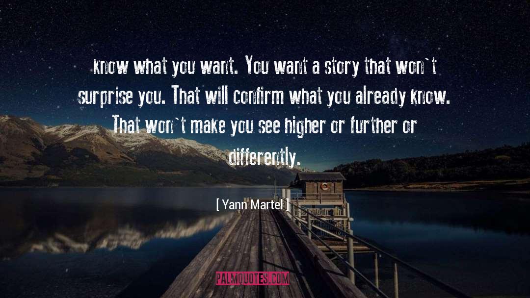 Know What You Want quotes by Yann Martel
