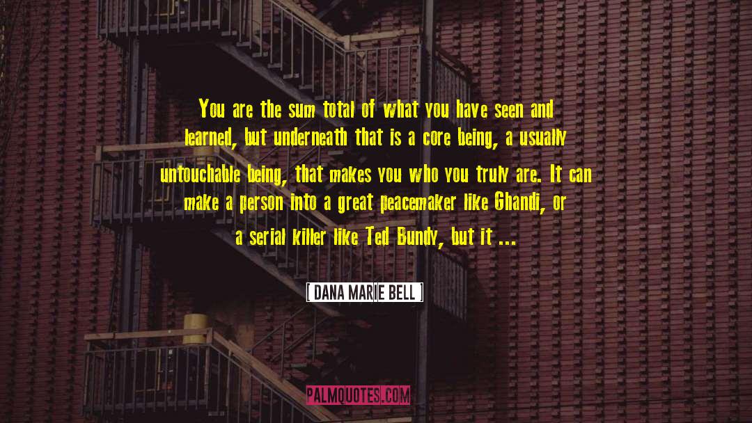 Know Who You Are And What You Believe In quotes by Dana Marie Bell