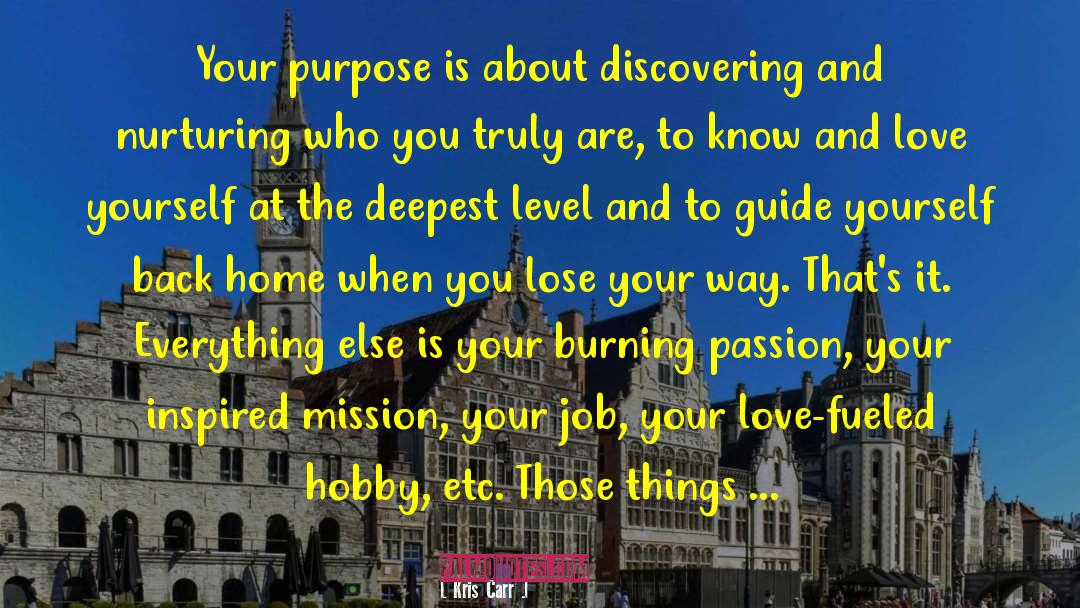 Know Who You Are And What You Believe In quotes by Kris Carr