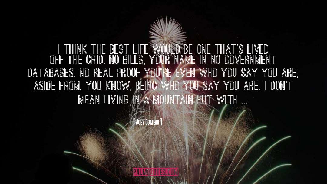 Know Who You Are Lyrics quotes by Joey Comeau