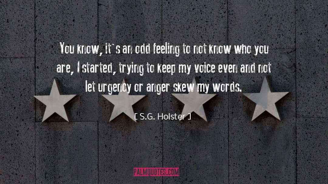 Know Who You Are quotes by S.G. Holster