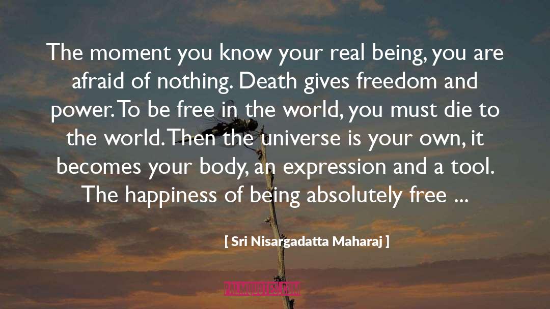 Know Your Value quotes by Sri Nisargadatta Maharaj